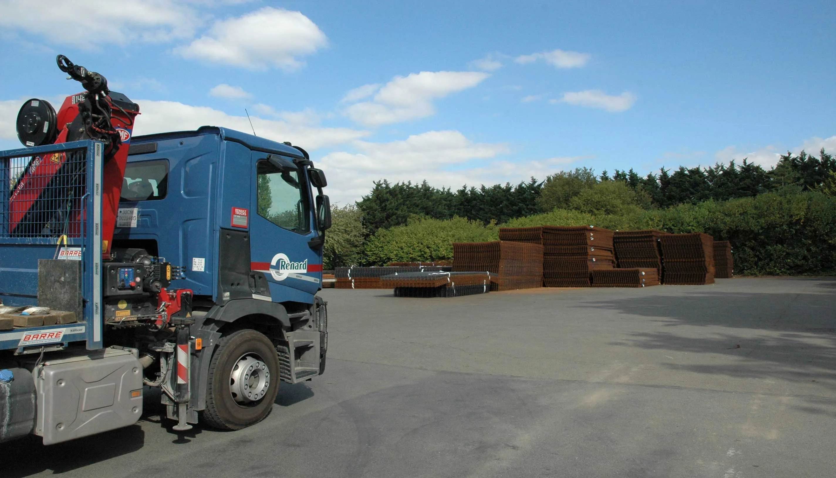 Livraison sur chantier